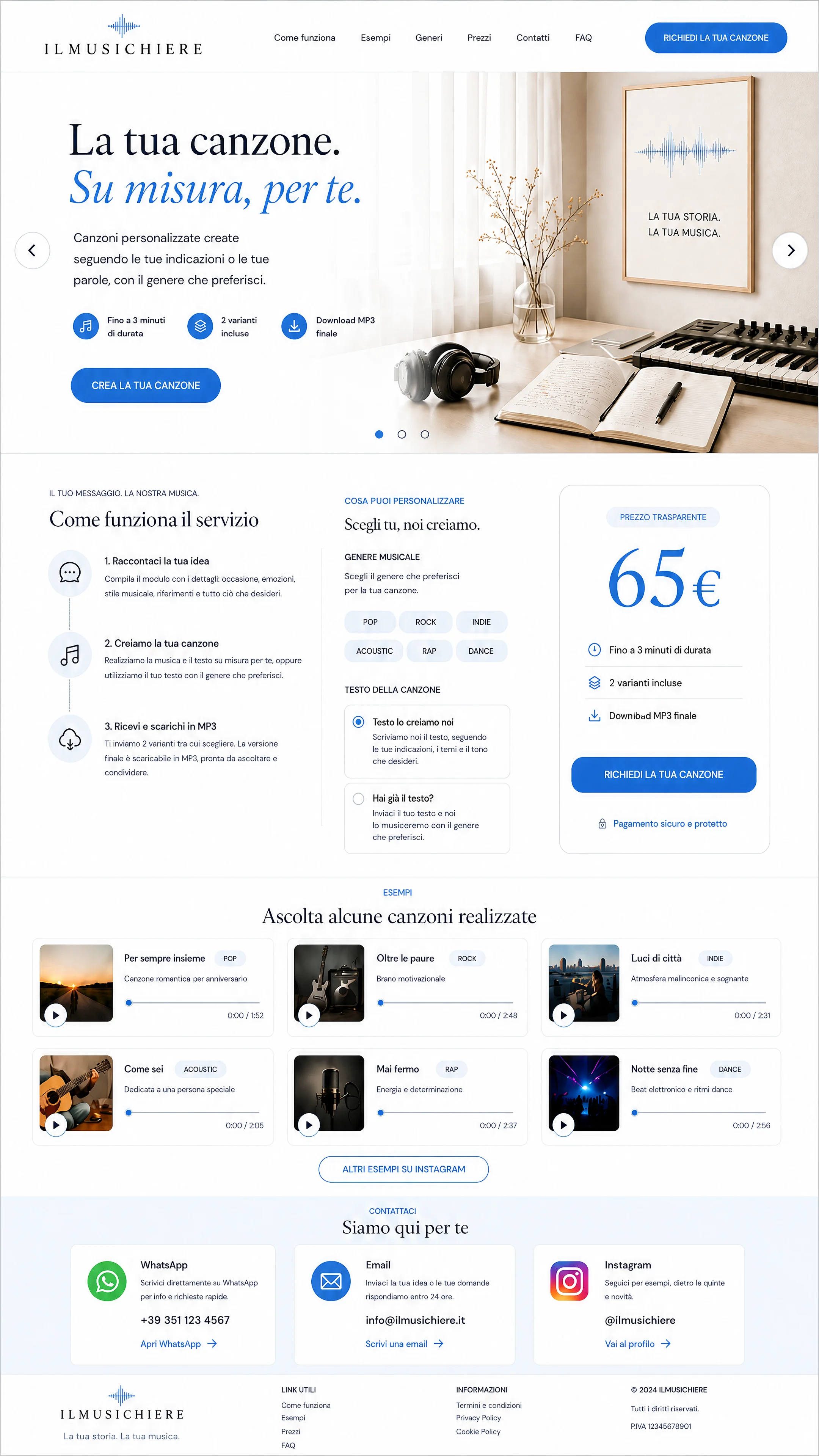 Il Musichiere — musica personalizzata